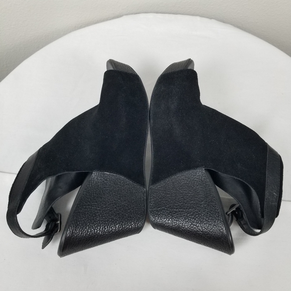 Kork-Ease Bohemian Nero Platform Ankle Strap in Black Suede Size 9 K35809 - Picture 5 of 12